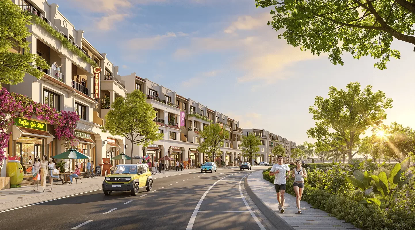 Thiết kế Shophouse Vinhomes Bắc Hồng