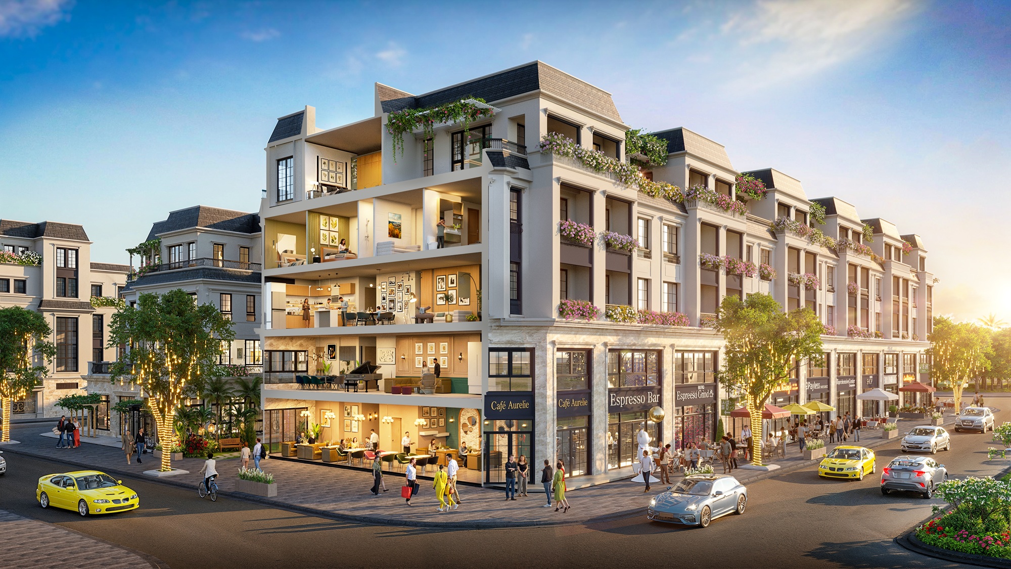 Thiết kế Shophouse - Vinhomes Bắc Hồng